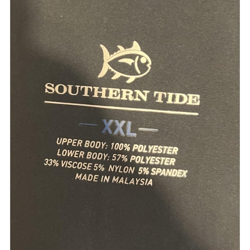 Southern Tide Vest Mens 2XL Gray Black Full‎ Zip Golf Performance Lightweight - Picture 7 of 10
